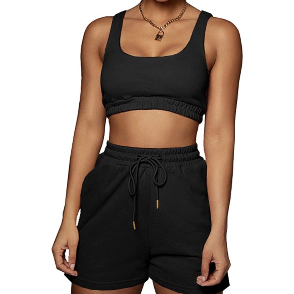 Amazon Black Tracksuit Set Size Small